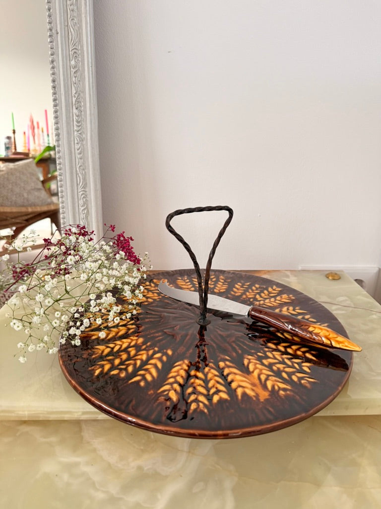 Vintage Kaasplateau – Frans Vallauris Keramiek