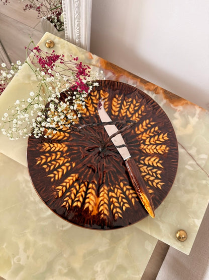 Vintage Kaasplateau – Frans Vallauris Keramiek