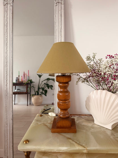 Vintage Brutalist Tafellamp – Mid-Century Design (Jaren '50)