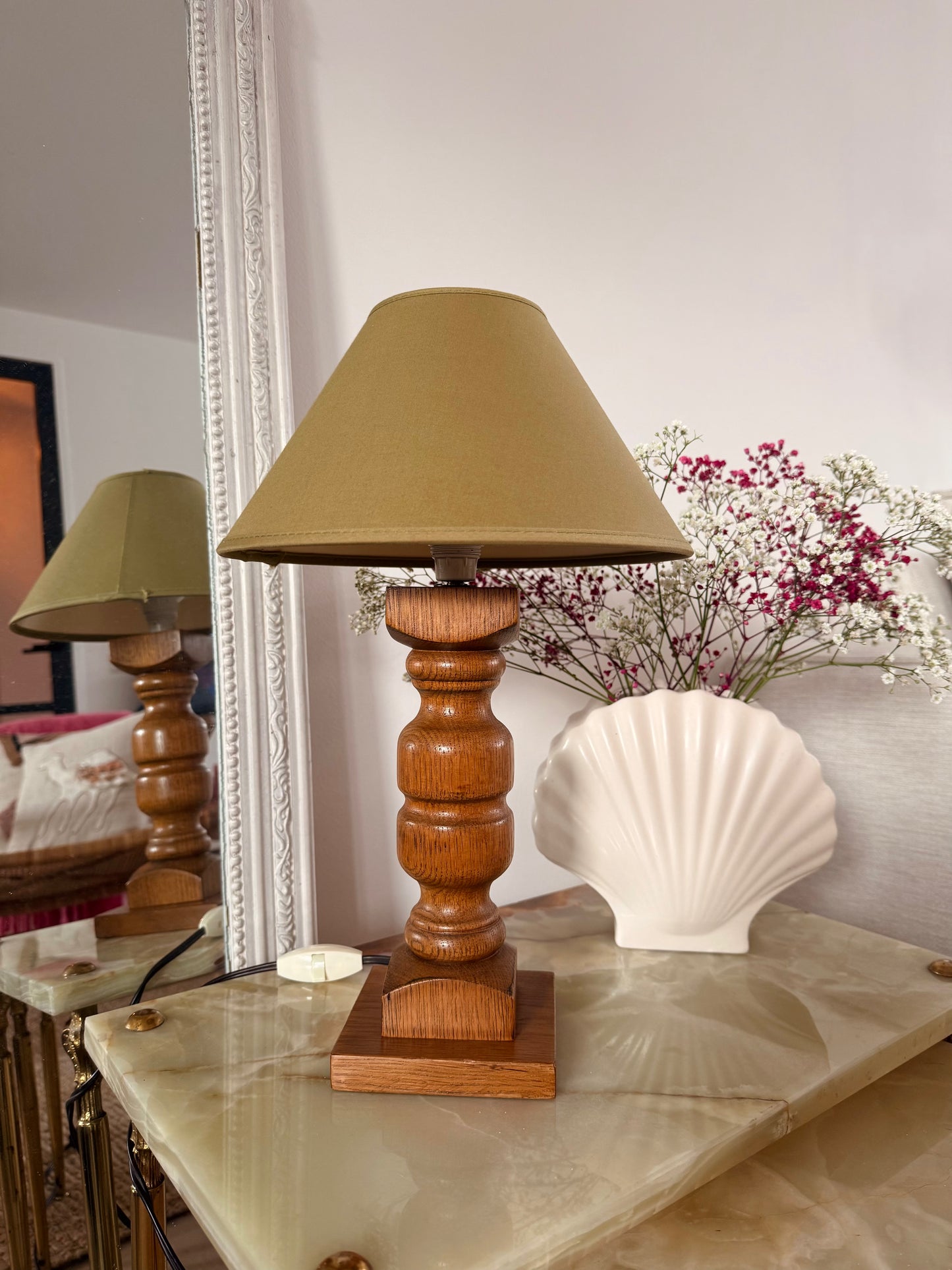 Vintage Brutalist Tafellamp – Mid-Century Design (Jaren '50)